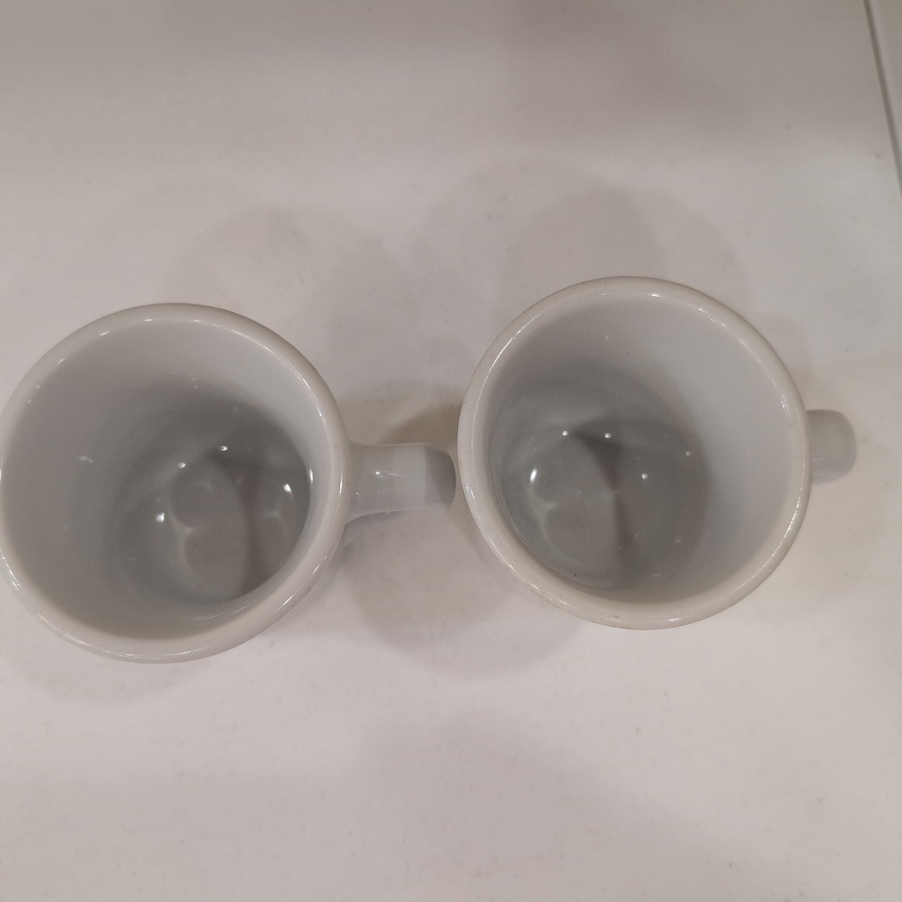 VTG Krystal Hamburgers Restaurant‎ 2 Mugs Set Heavy Duty Take Along a Sack Full - Picture 3 of 5